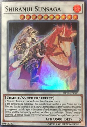 Shiranui Sunsaga [OP10-EN008] Super Rare - Trinity Hobby
