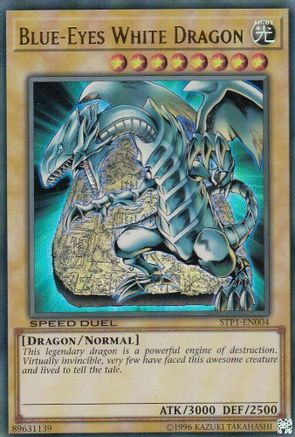 Blue-Eyes White Dragon [STP1-EN004] Ultra Rare - Trinity Hobby
