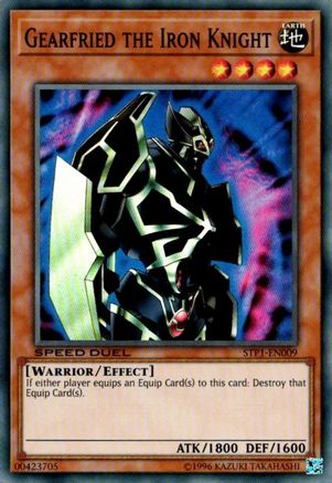 Gearfried the Iron Knight [STP1-EN009] Super Rare - Trinity Hobby