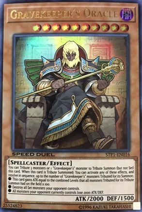 Gravekeeper's Oracle [STP1-EN016] Ultra Rare - Trinity Hobby