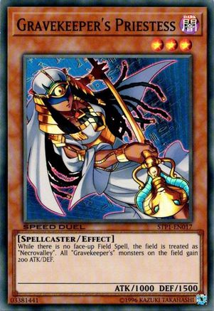 Gravekeeper's Priestess [STP1-EN017] Super Rare - Trinity Hobby