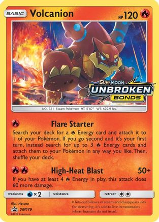 Volcanion (SM179) [Sun & Moon: Black Star Promos] - Trinity Hobby