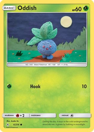 Oddish (6/214) [Sun & Moon: Unbroken Bonds] - Trinity Hobby