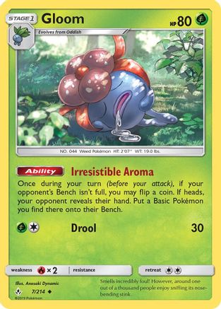 Gloom (7/214) [Sun & Moon: Unbroken Bonds] - Trinity Hobby