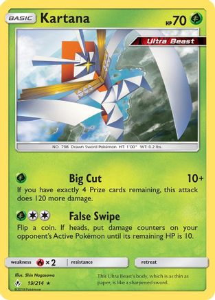 Kartana (19/214) [Sun & Moon: Unbroken Bonds] - Trinity Hobby