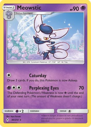 Meowstic (80/214) [Sun & Moon: Unbroken Bonds] - Trinity Hobby