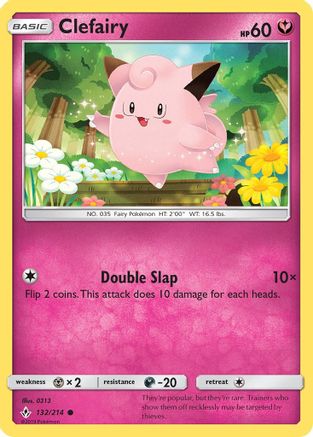 Clefairy (132/214) [Sun & Moon: Unbroken Bonds] - Trinity Hobby