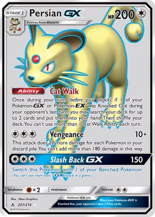 Persian GX (207/214) [Sun & Moon: Unbroken Bonds] - Trinity Hobby