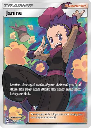 Janine (210/214) [Sun & Moon: Unbroken Bonds] - Trinity Hobby