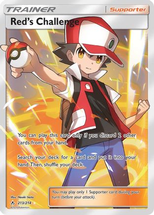 Red's Challenge (213/214) [Sun & Moon: Unbroken Bonds] - Trinity Hobby