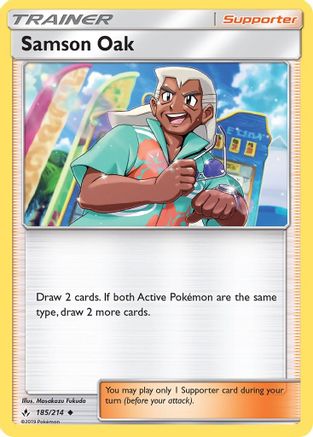 Samson Oak (185/214) [Sun & Moon: Unbroken Bonds] - Trinity Hobby