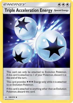 Triple Acceleration Energy (190/214) [Sun & Moon: Unbroken Bonds] - Trinity Hobby