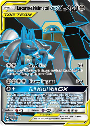 Lucario & Melmetal GX (203/214) [Sun & Moon: Unbroken Bonds] - Trinity Hobby