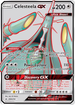 Celesteela GX (208/214) [Sun & Moon: Unbroken Bonds] - Trinity Hobby