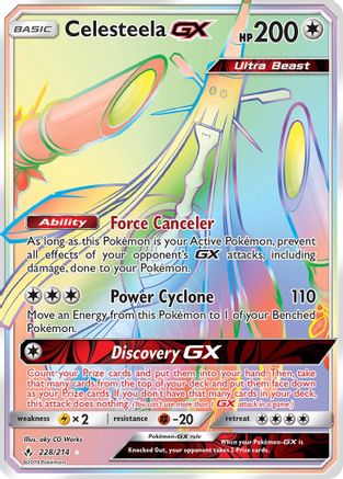 Celesteela GX (228/214) [Sun & Moon: Unbroken Bonds] - Trinity Hobby