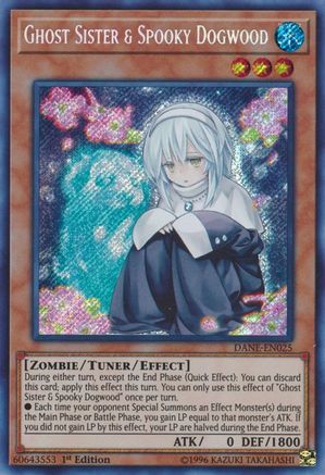 Ghost Sister & Spooky Dogwood [DANE-EN025] Secret Rare - Trinity Hobby