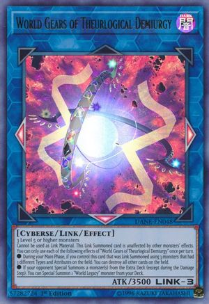 World Gears of Theurlogical Demiurgy [DANE-EN048] Ultra Rare - Trinity Hobby