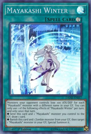 Mayakashi Winter [DANE-EN057] Super Rare - Trinity Hobby