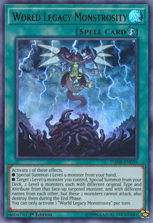 World Legacy Monstrosity [DANE-EN059] Ultra Rare - Trinity Hobby