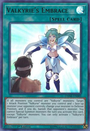 Valkyrie's Embrace [DANE-EN089] Ultra Rare - Trinity Hobby