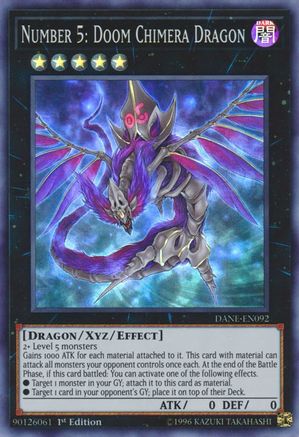 Number 5: Doom Chimera Dragon [DANE-EN092] Super Rare - Trinity Hobby