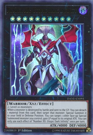 Number XX: Utopic Dark Infinity [DANE-EN093] Ultra Rare - Trinity Hobby
