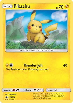 Pikachu (SM183) [Sun & Moon: Black Star Promos] - Trinity Hobby