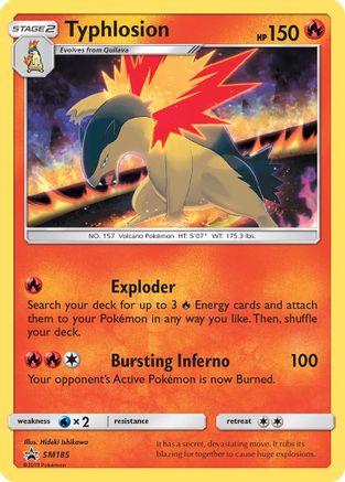 Typhlosion (SM185) [Sun & Moon: Black Star Promos] - Trinity Hobby