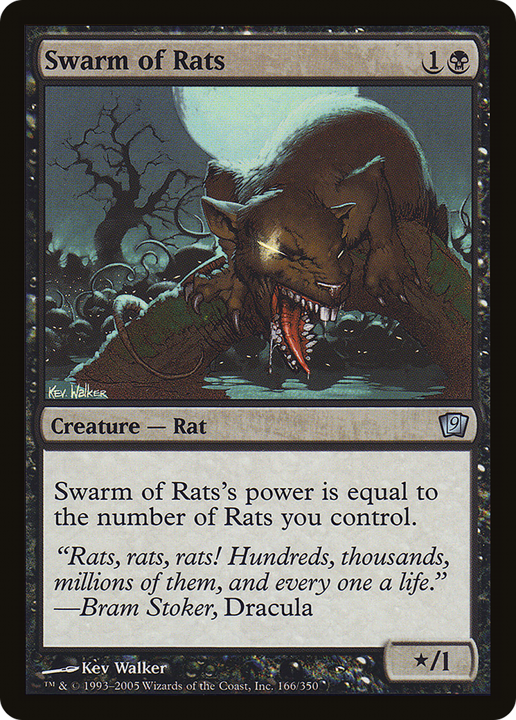 (RU) Swarm of Rats [Ninth Edition] (Black Border) (Foreign Language) - Trinity Hobby