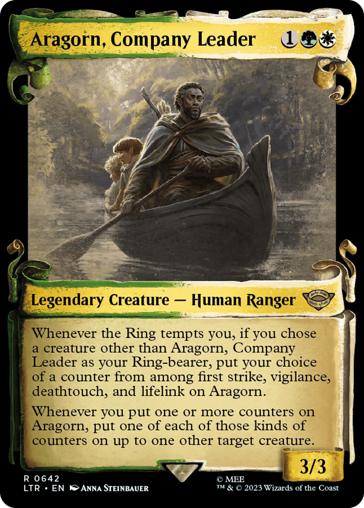 Aragorn, Company Leader [The Lord of the Rings: Tales of Middle-Earth Showcase Scrolls] - Trinity Hobby