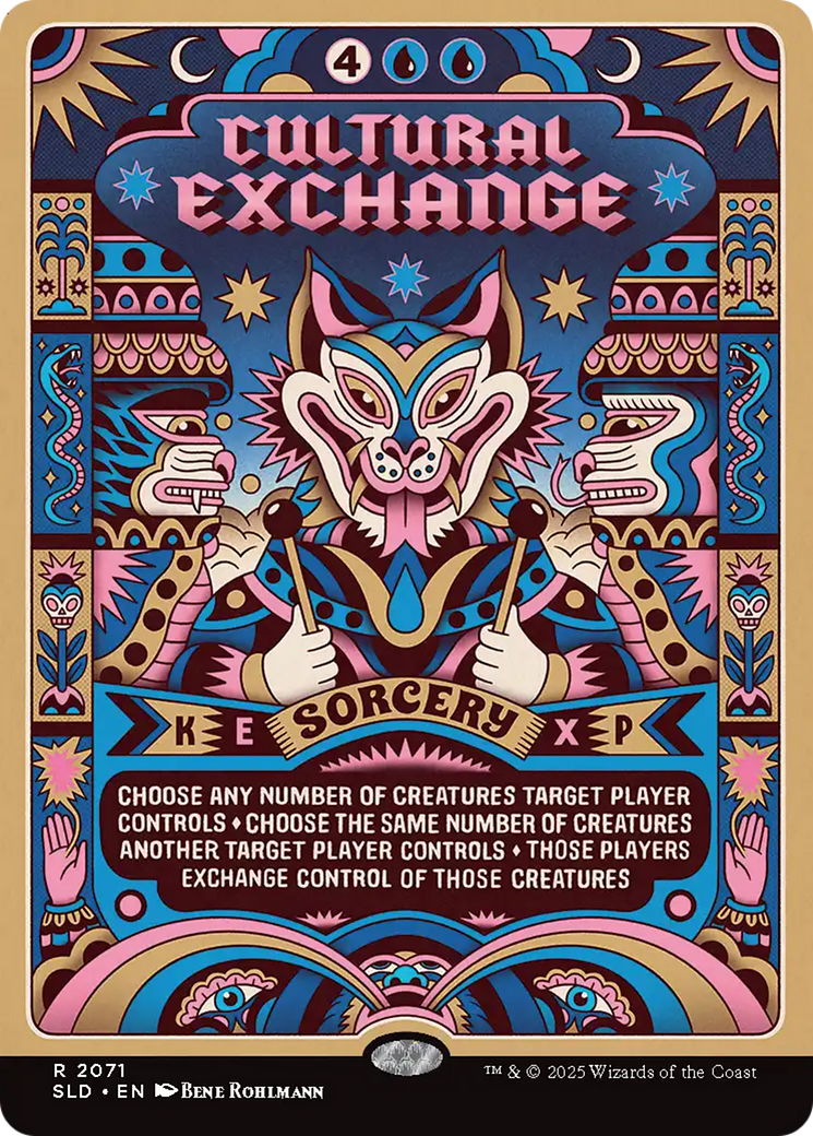 Cultural Exchange  [Foil]  (SLD-2071) - [Secret Lair Drop] (Borderless) - Trinity Hobby
