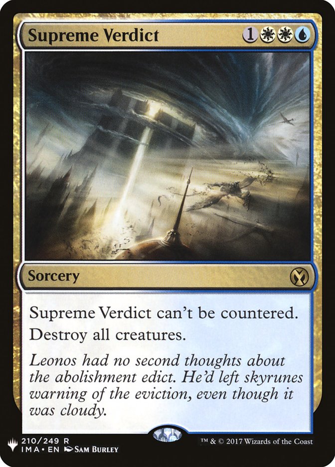 Supreme Verdict [Mystery Booster] - Trinity Hobby