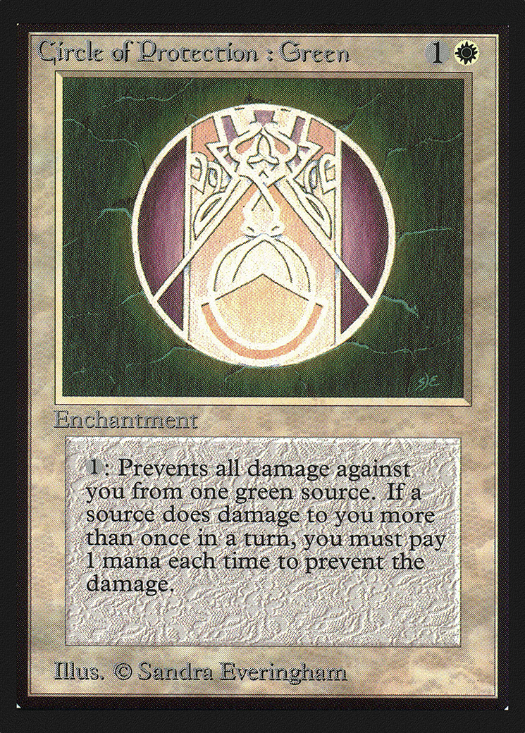 Circle of Protection: Green [International Collectors' Edition] - Trinity Hobby