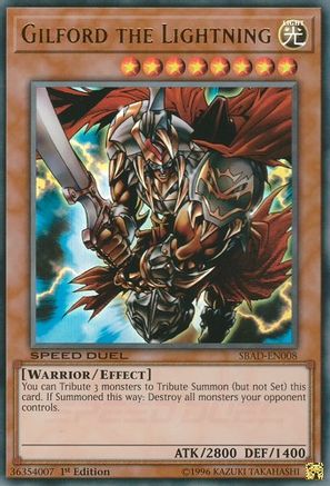 Gilford the Lightning [SBAD-EN008] Ultra Rare - Trinity Hobby