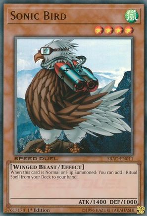 Sonic Bird [SBAD-EN011] Ultra Rare - Trinity Hobby