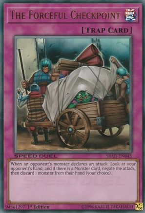 The Forceful Checkpoint [SBAD-EN045] Ultra Rare - Trinity Hobby