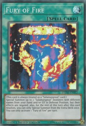 Fury of Fire [DANE-ENSE2] Super Rare - Trinity Hobby