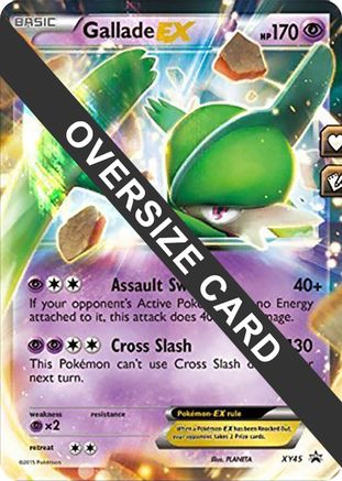 Gallade EX (XY45) (Jumbo Card) [XY: Black Star Promos] - Trinity Hobby