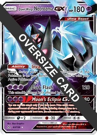 Dawn Wings Necrozma GX (63/156) (Jumbo Card) [Sun & Moon: Ultra Prism] - Trinity Hobby