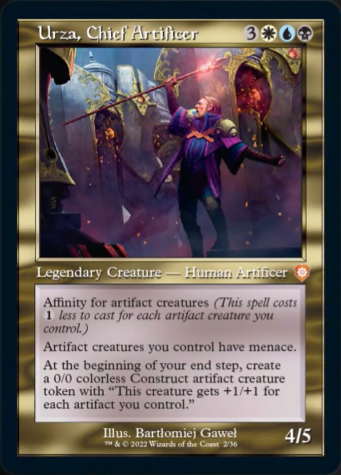 Urza, Chief Artificer (002) (Retro) [The Brothers' War Commander] - Trinity Hobby