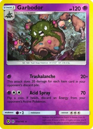 Garbodor (51a/145) (Cosmos Holo) (Alternate Art Promo) [Sun & Moon: Guardians Rising] - Trinity Hobby
