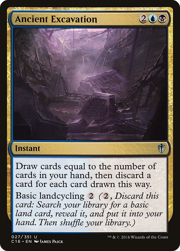 Ancient Excavation [Commander 2016] - Trinity Hobby