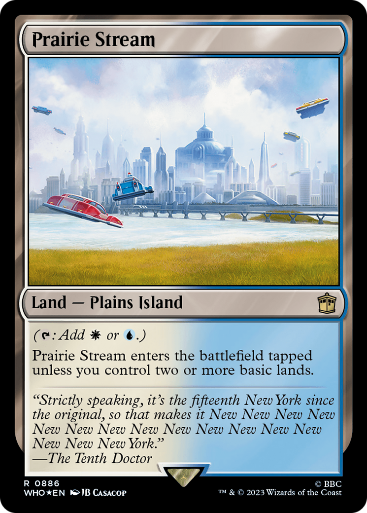Prairie Stream (Surge Foil) [Doctor Who] - Trinity Hobby