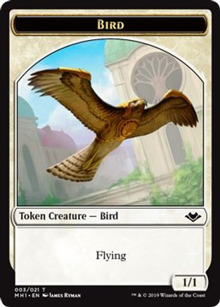 Bird // Elephant Double-Sided Token  (MH1-3 // 12) - [Modern Horizons]
