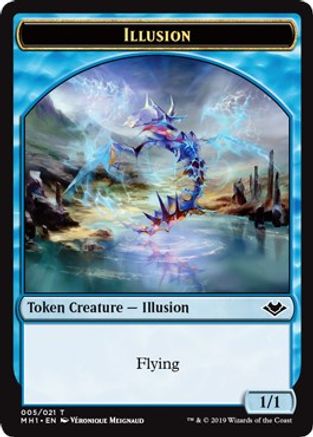 Illusion // Spider Double-Sided Token  (MH1-5 // 14) - [Modern Horizons]