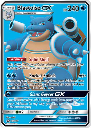 Blastoise GX (SM189) [Sun & Moon: Black Star Promos] - Trinity Hobby