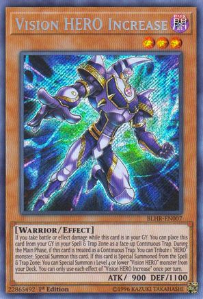 Vision Hero Increase [BLHR-EN007] Secret Rare - Trinity Hobby