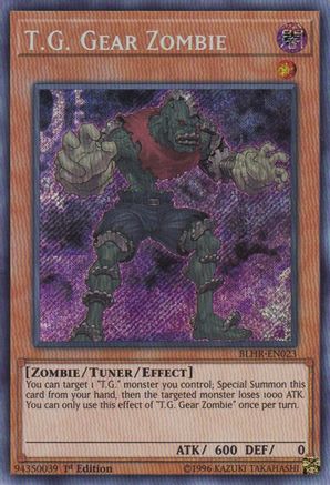 T.G. Gear Zombie [BLHR-EN023] Secret Rare - Trinity Hobby