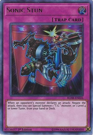 Sonic Stun [BLHR-EN026] Ultra Rare - Trinity Hobby