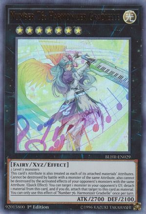 Number 76: Harmonizer Gradielle [BLHR-EN029] Ultra Rare - Trinity Hobby